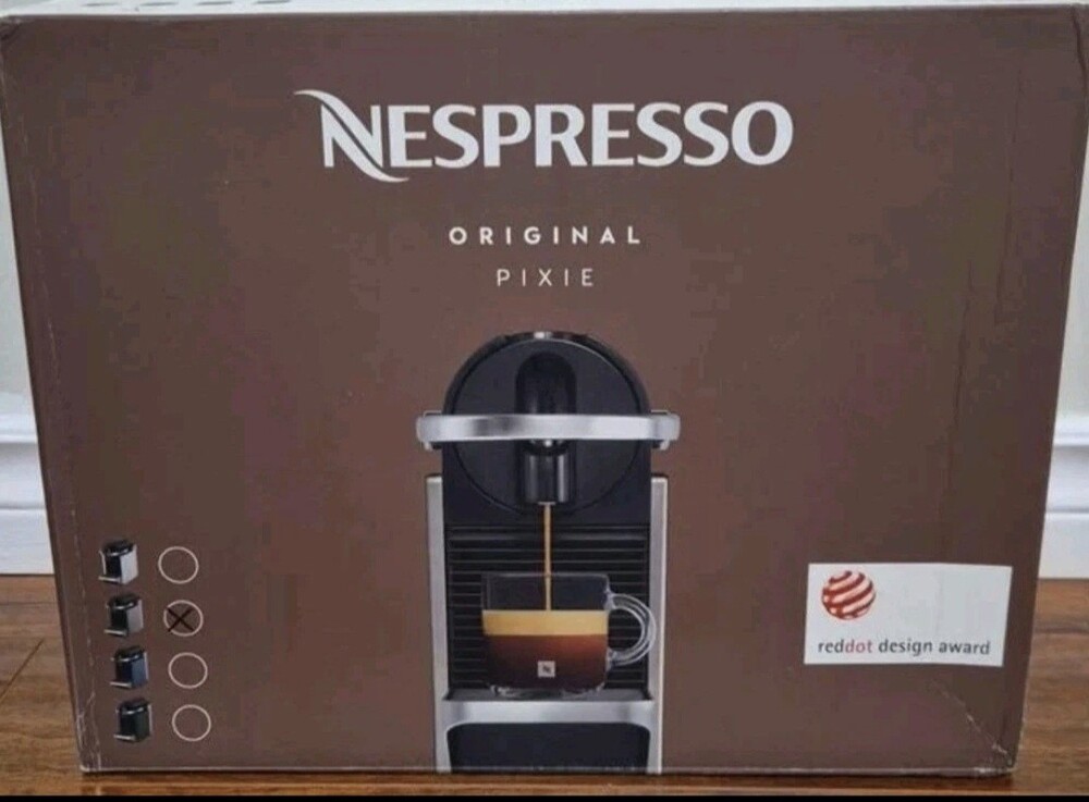Nespresso Pixie Espresso Machine Black & Silver